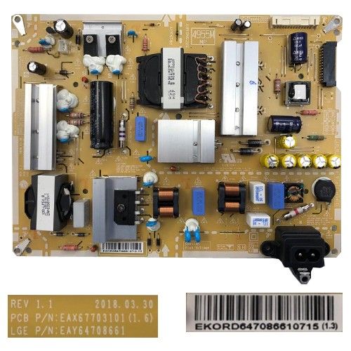 Fuente Alimentación LG OLED55B9PLA EAX677031018(1.6) EAY64708661