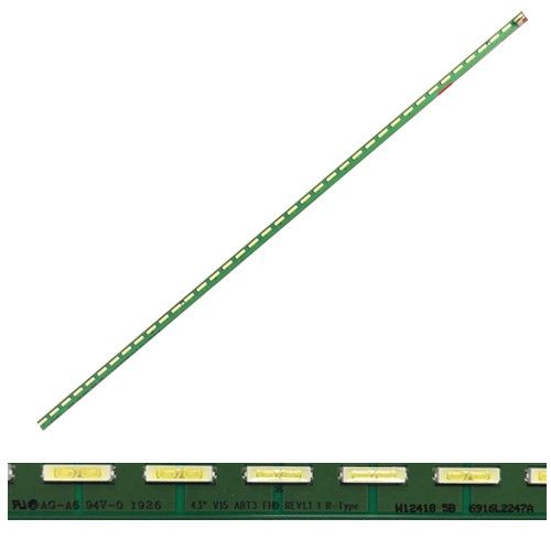 Tira 39 Leds LG 43SM5KE-B REV1.1 1 R-Type W12418 5B 6916L2247A