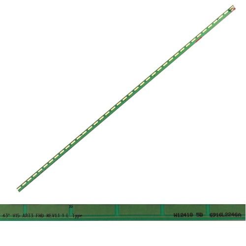 Tira 39 Leds LG 43SM5KE-B REV1.1 1 L-Type W12418 5B 6916L2246A