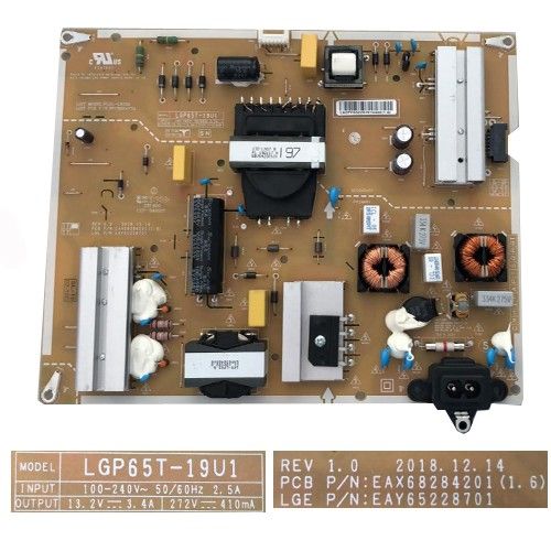 Fuente Alimentación LG 65UM7450PLA EAX68284201 (1.6) EAY65228701