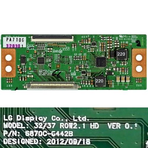 Placa T-Con 6870C-0442B, 32 6871L, Telefunken TE3287B35T2D