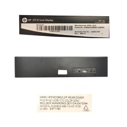 Carcasa Trasera HP 27F DISPLAY HSTND-9951-K