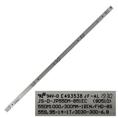 Tira 5 leds Nordmende ND55KS4000, JS-D-JP55DM-B51EC (80510) Type B