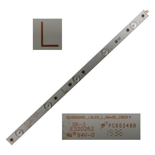 Tira 7 leds Nec E507Q, SVV500A91_12LED_R_Rev01_19014, E320262, PC65248B