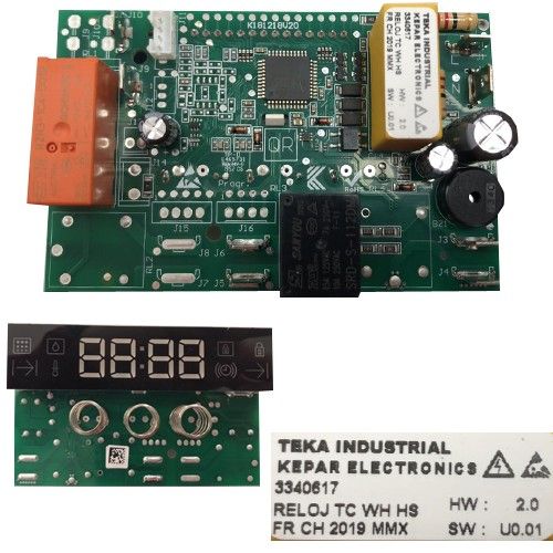 Módulo Electrónico Kepar 3340617 HW: 2.0 SW: UO.01, Horno TEKA HSC-635