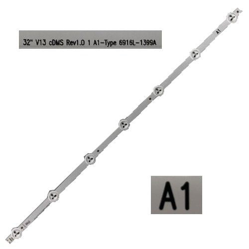 Tira 7 leds LG 32LN520B, 32" V13 Rev1.0 A1-TYPE 6916L-1399A