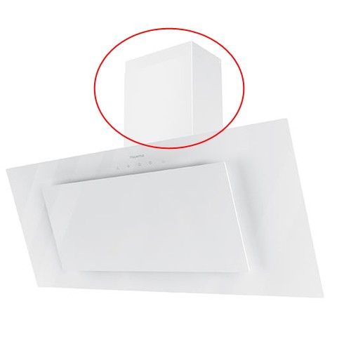 Embellecedor Set 2 piezas montaje Campana Mepamsa Mural 90 blanca White SWAP/USADO