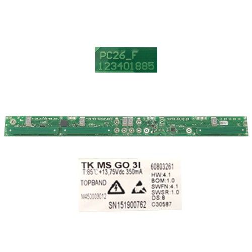 Módulo Electrónico 60803261, PC26_F 123401885, Vitro Teka IBC 63010 MSS VR