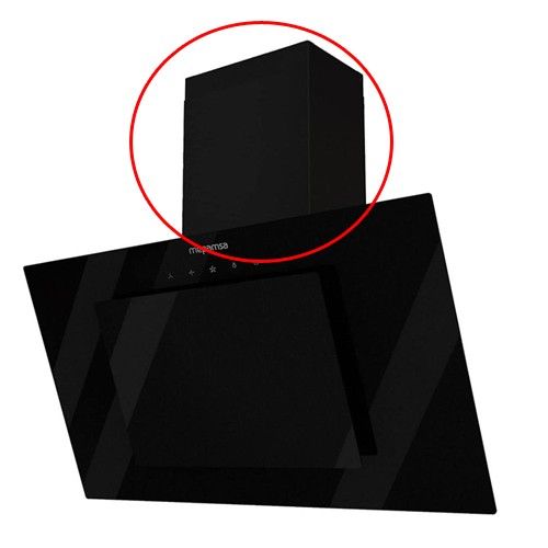 Embellecedor Set 2 piezas negro montaje Campana Mepamsa 330.0486.064 SWAP/USADO
