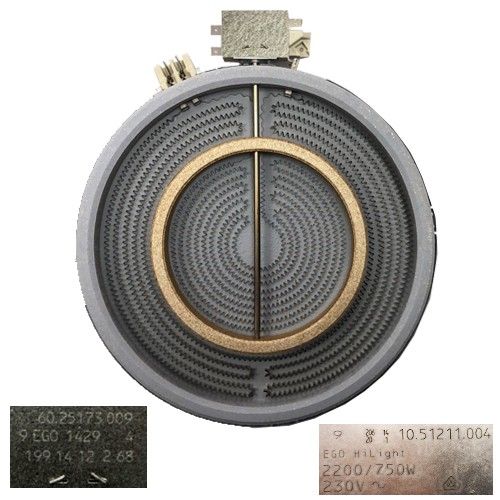 Resistencia Vitro Beko 64402E, 60.25173.009, 10.51211.004, 2200/750w ego hilight 23 cms