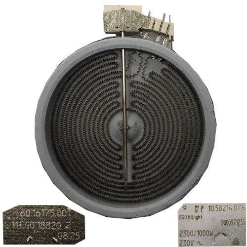 Resistencia Vitro Bosch HT6ET60, 60.16175.001, 20 cm 2300/1000W 10.58214.076 SWAP