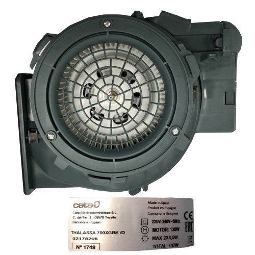 Motor Campana Cata THALASSA / D 02178205 130W Con Portalamparas y Cable Alimentacion