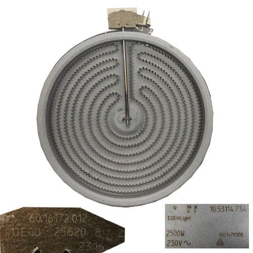 Resistencia Vitro Balay 3EB714XR/03 60.16172.017, 10.53114.734, 2500W 25 cms