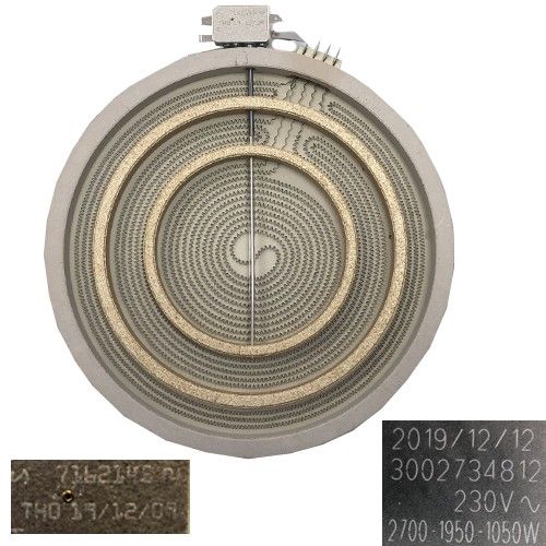 Resistencia Vitroceramica SAUBER SEV-01 30cms 3002734812,  7162145 SWAP7USADO