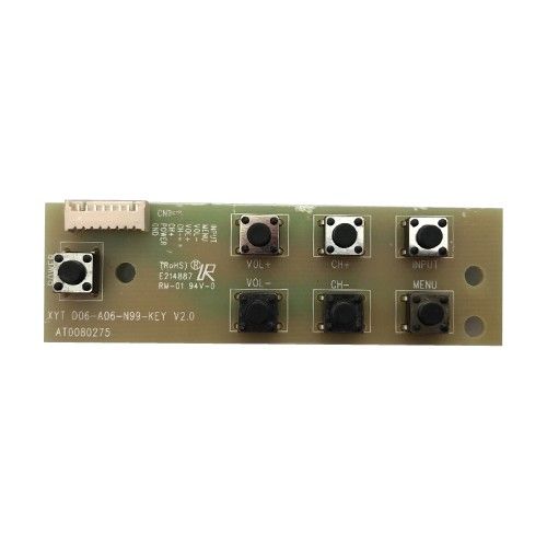 Modulo Botonerea Nevir NVR-8060-39RD2S-SMA-N, XYT D06-A06-N99-KEY V2.0, AT0080275