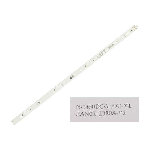 Tira 4 leds NC490DGG-AAGX1, GAN01-1380A-P1  LG 49UK6300PLB
