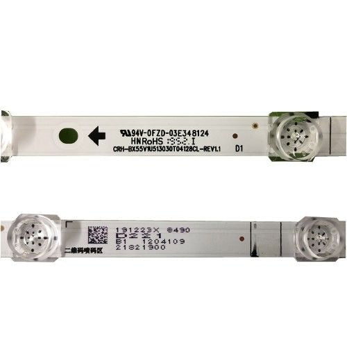 Tira 12 leds Hisense H55B7100 94V-OFZD-03E348124, CRH-BX55V1U513030T04128CL-REV1.1
