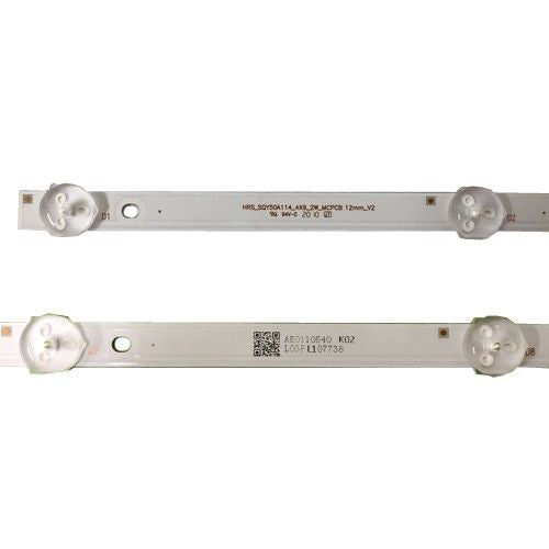 Tira 9 LED NEVIR NVR-8060-504K2S-SMA-N, HRS_SQY50A114_4X9_2W_MCPCB AE0110540 K02