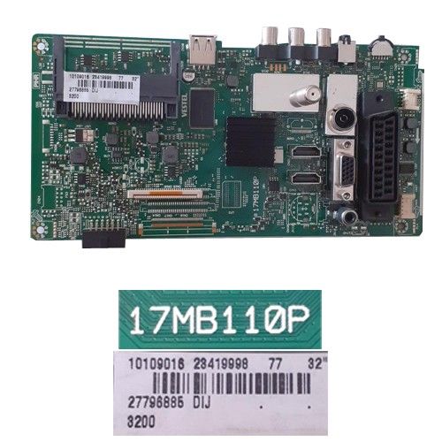 Placa Main VESTEL 17MB110P, 23419998, 27796885 Telefunken TE32287B35ZXD