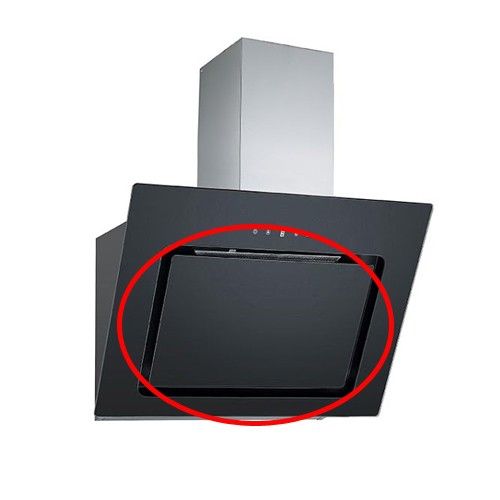 Cristal Negro Puerta Campana Nibels CC-KRONOS 70 BK