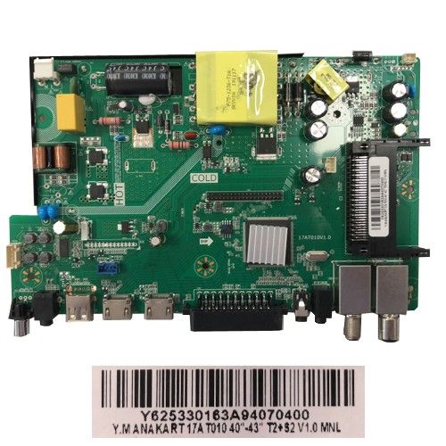 Placa Main Nevir NVR-7706-40FHD2S-B, 17AT010V1.0, Y625330163A94070400