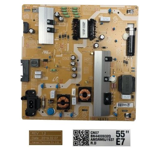 Fuente Alimentación CN07 BN44-00932Q REV 1.2, Samsung UE55RU7172U