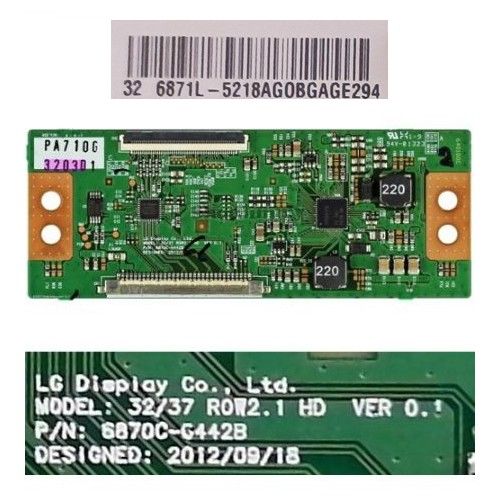 Placa T-Con 6870C-0442B, 6871L-5218AG0BGAGE294, Telefunken TE32472S27ZXD