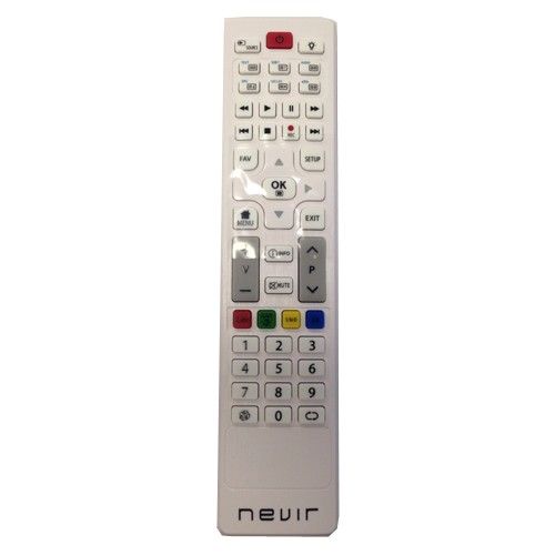 Mando a Distancia SRC-4821 BLANCO, TV Nevir NVR-7706-40FHD2S-B, Original y Nuevo