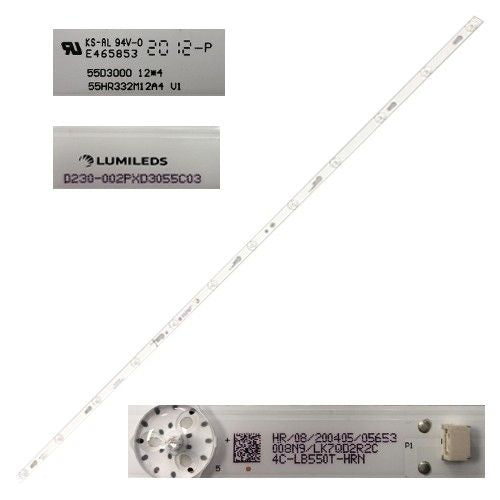 Tira 12 LEDS XIAOMI L55M5-5ASP 4C-LB550T-HRN, D230-002PXD3055C03 55H332M1 2A4