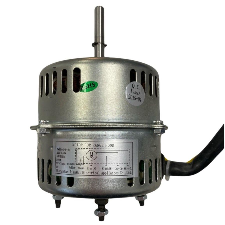 Interior Motor Campana Mepamsa LUNA PLUS 70 NEGRA TM650E-S-EL 200W