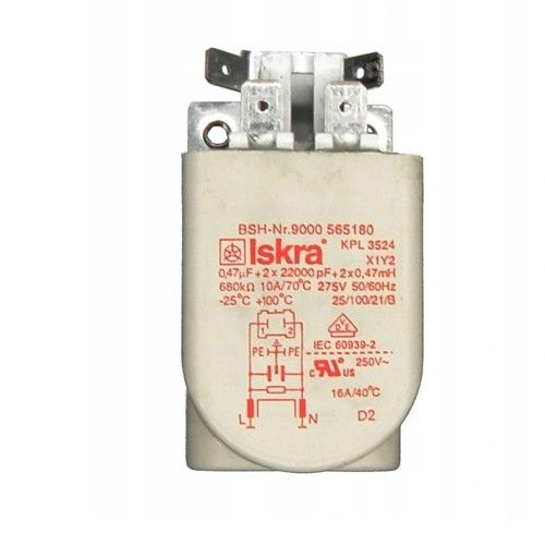 Filtro Antiparásito Bosch WAE20067ES/B5 BSH-Nr.9000 565180 KPL 3524 SWAP/USADO