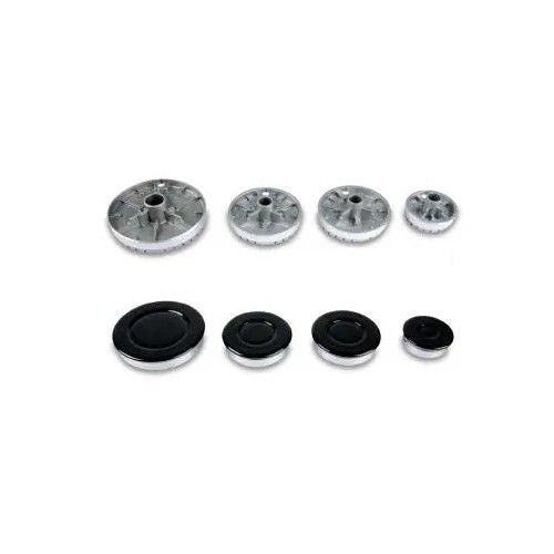 Kit 4 Quemadores + Bases Vitro Beko HISG 64120 S swap/ nuevo de desmontaje