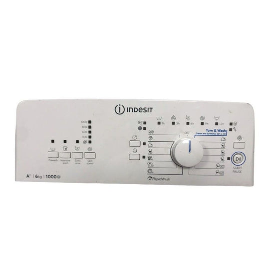 Carcasa Frontal Lavadora Indesit BTW A61052, 0681439 19000346 , swap/usado