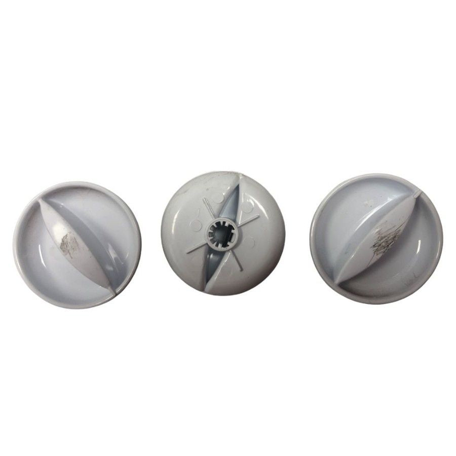 Set 3 Mandos Botones Lavadora Indesit IWME 8 EU, swap/usado con Arañazos