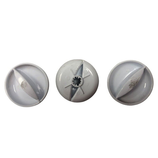 Set 3 Mandos Botones Lavadora Indesit IWME 8 EU, swap/usado con Arañazos