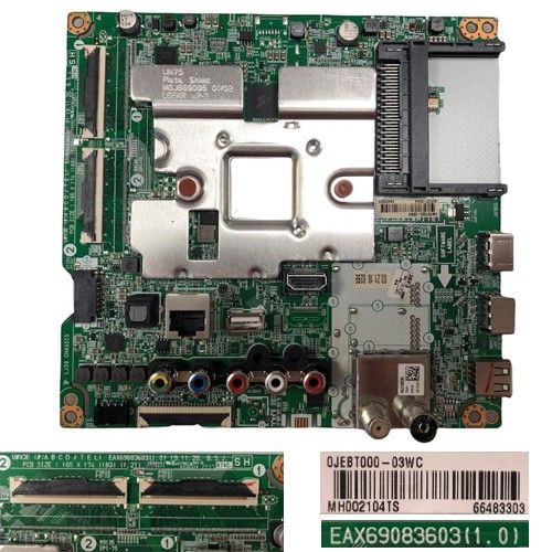 Placa Main LG 55UN71006LB EAX69083603(1.0) OJEBT000-03WC
