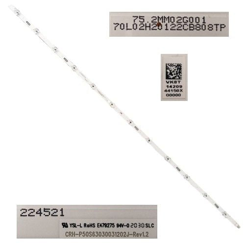 Tira Leds BN96-44150X, Samsung UE50TU8005 CRH-P50S63030031202J-Rev1.2