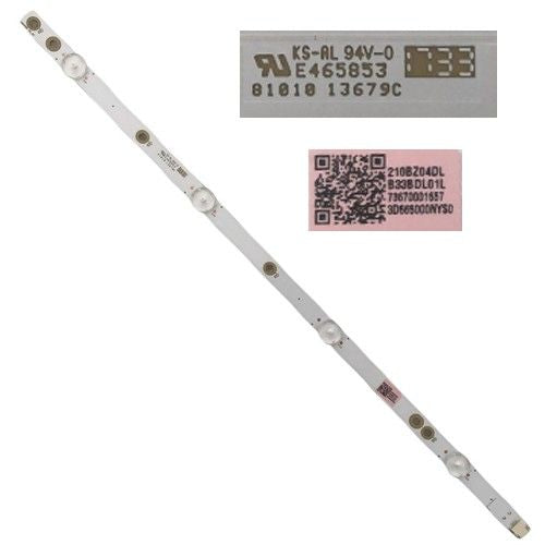 Tira 5 leds PHILIPS 50PUS6162/12 LB50086_V0_00 E465853 210BZ04DL TYPE L