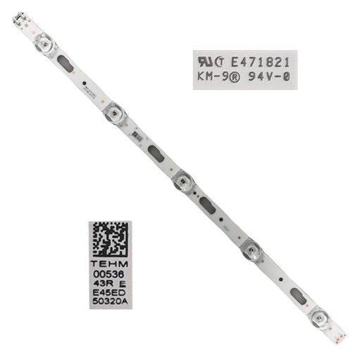 Tira 5 Leds Samsung UE43TU7125K BN96-50320A E471821