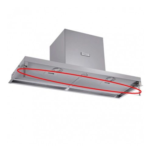 Cristal Exterior Campana Teka Con Bisagra TEKA DVT INTEGRA 96750 POS 85,8 X 7,7 CM