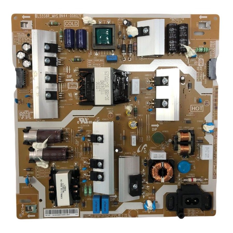 Fuente Alimentación SAMSUNG UE49MU6105 L55S6R_MHS BN44-00807F REV: 1.1
