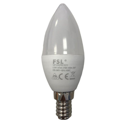 Bombilla campana Cata TF-5260 WH / L C37-5.5-27/K11C/11 5.5W 2700K 450 lm