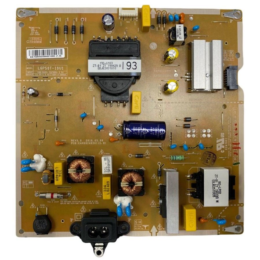 Fuente de Alimentacion LG EAX68249201 (1.9) LGP50T-19U1 LG 50UM7500PLA