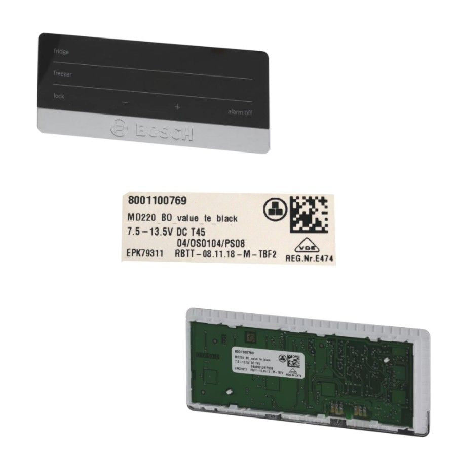 Módulo pantalla táctil 8001100769 Bosch KGN39XI3A, NUEVO