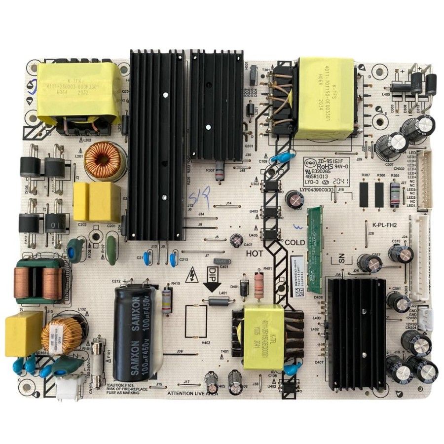 Fuente Alimentación BLAUPUNKT BS43U30120EB LYP04390C0(X) E320265 465R1013