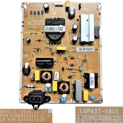 Fuente de Alimentacion LG EAX68304101(1.7) LGP43T-19U1 43UM7600PLA