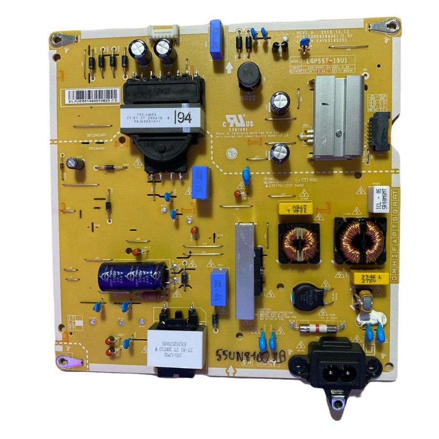 Fuente Alimentación LG 55UN81003LB EAX68284301(1.6) EAY65149301 LGP55T-19U1