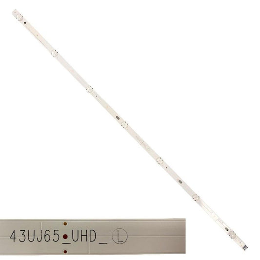 Tira 7 leds LG 43UJ651V 43UJ65_UHD_L 43inch_A-Type LED ARRAY_Rev0.1_170330