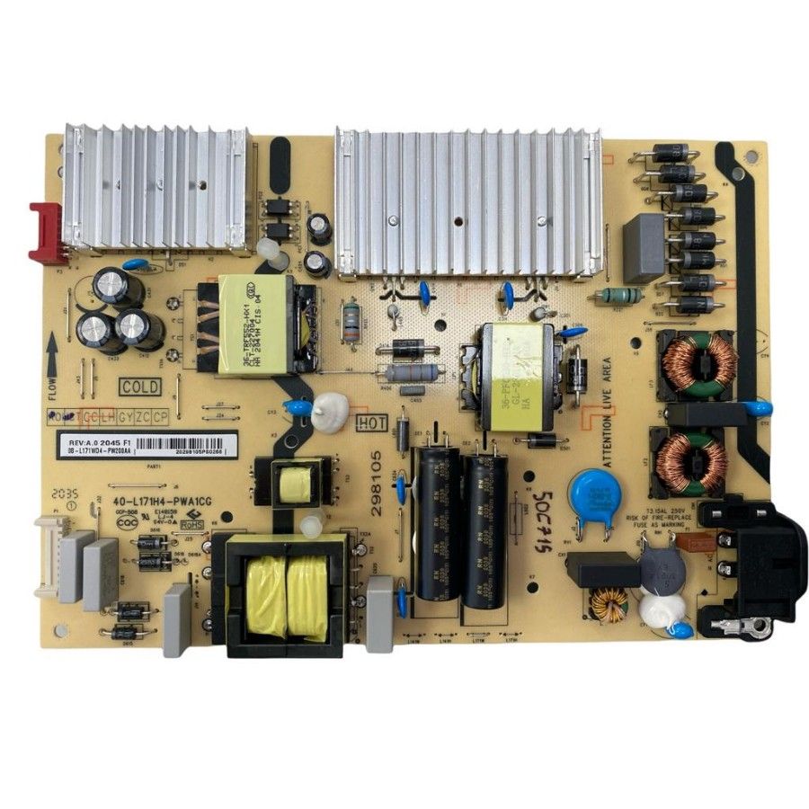 Fuente Alimentación TCL 50C715 REV:A.0 2045 F1 40-L171H4-PWA1CG 298105