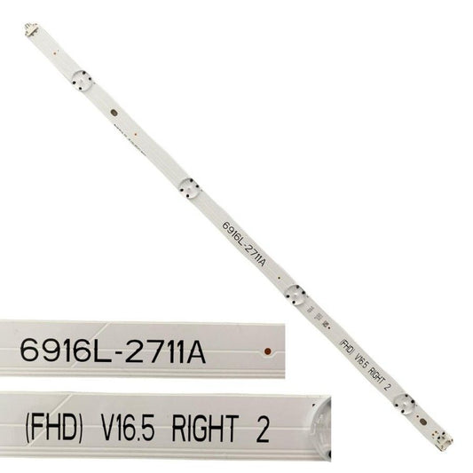 Tira 4 leds 6916L-2711A V16.5 RIGHT 2, LG 49LH590V